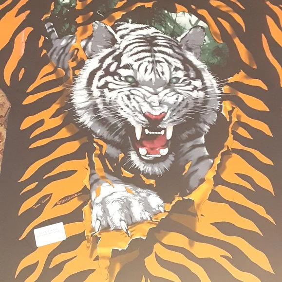 2X,vintage/NEW/never worn,vintage liquid blue brand, short sleeve tshirt, black - Picture 4 of 4